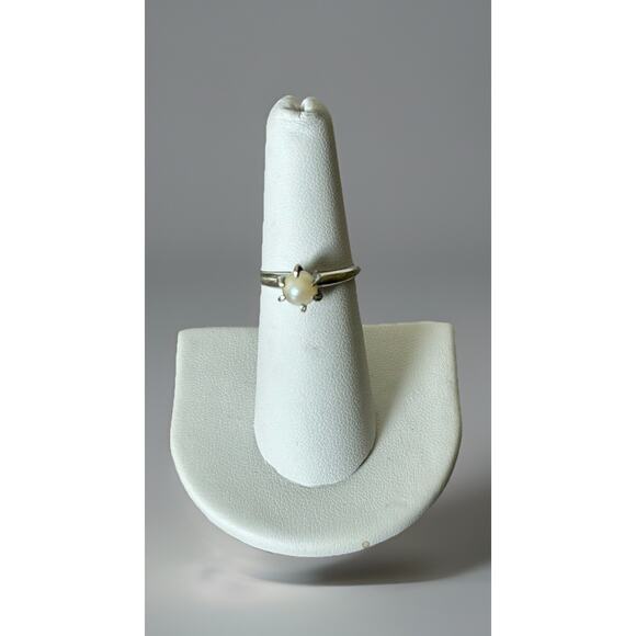 Vintage Sterling Silver Sarah Coventry Fresh Water Pearl Ring. Size 7 - Picture 1 of 4